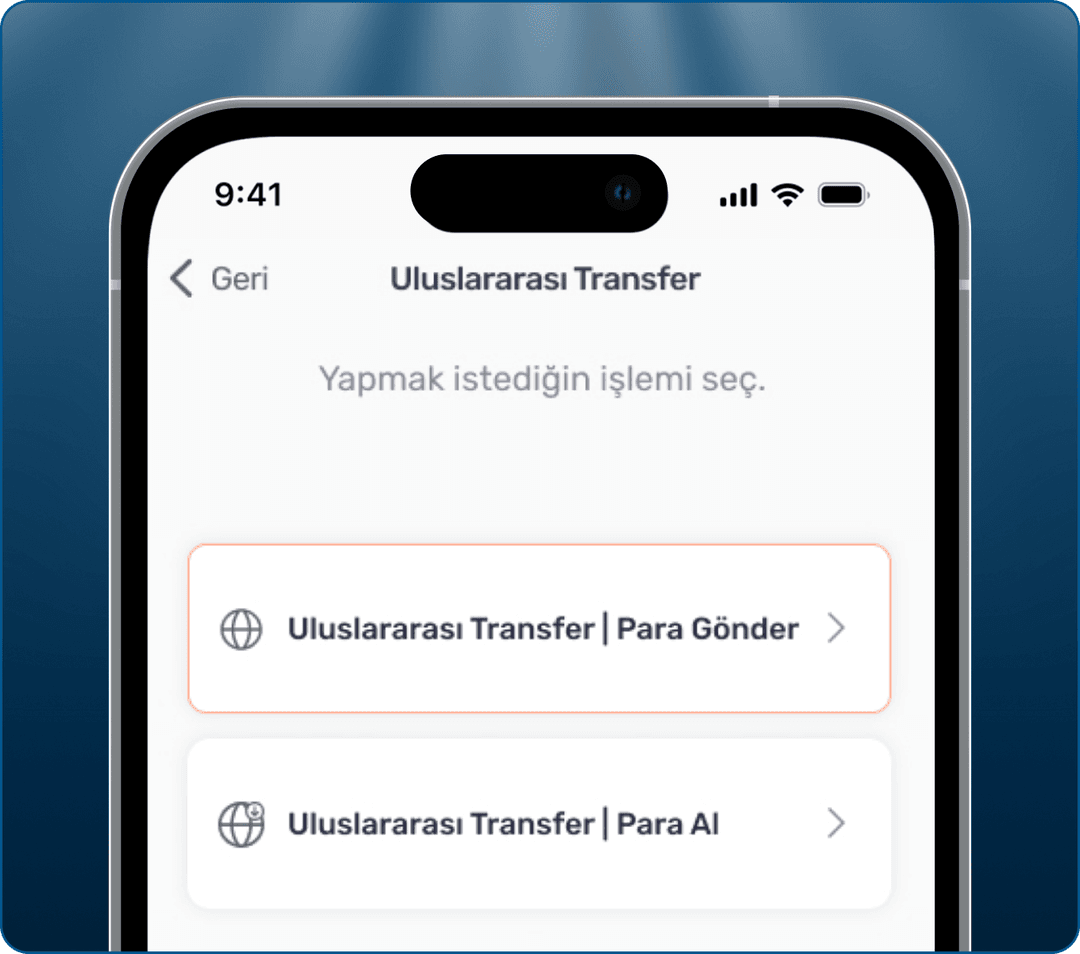 Yurt içi & yurt dışı transfer