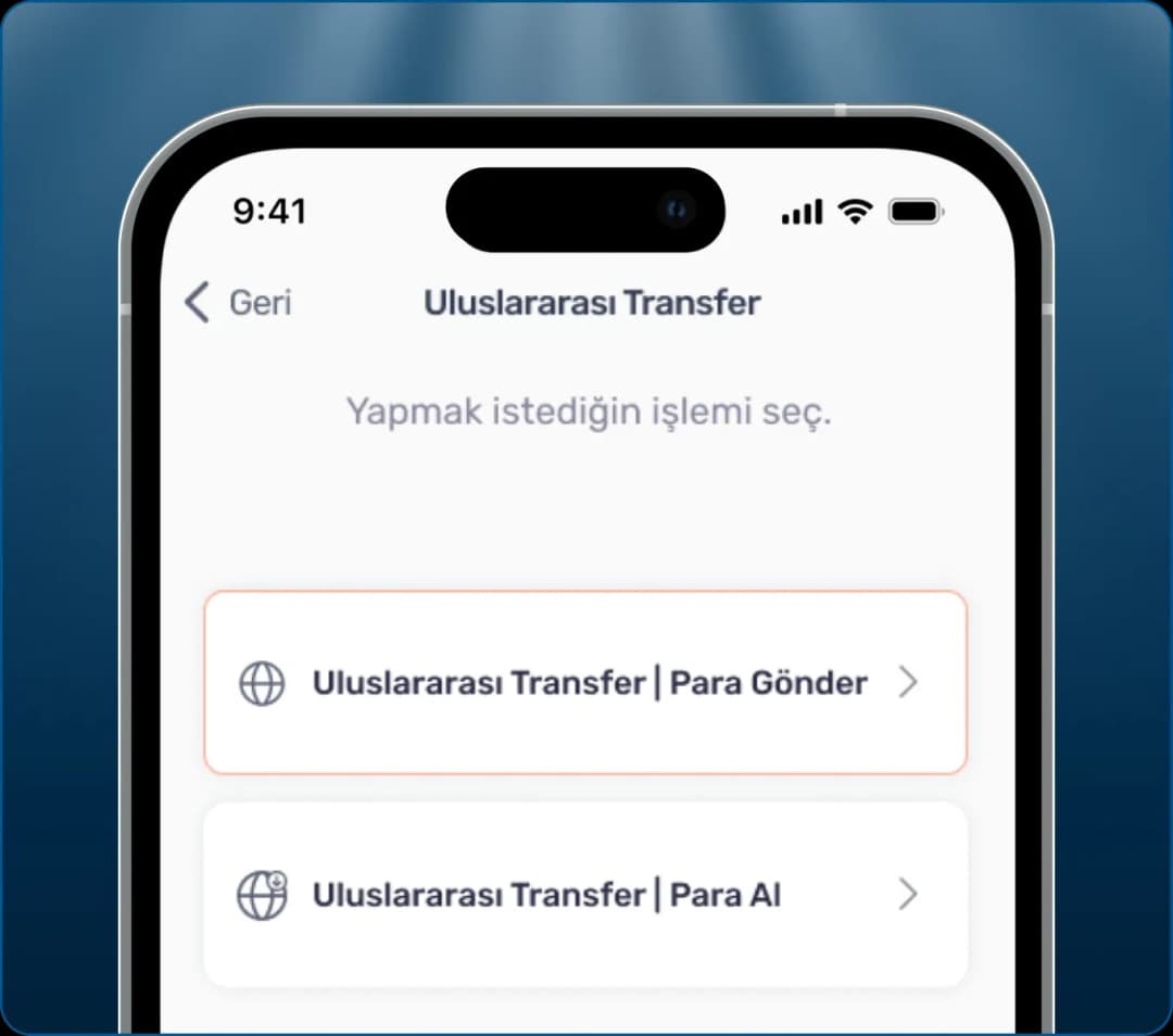Yurt içi & yurt dışı transfer