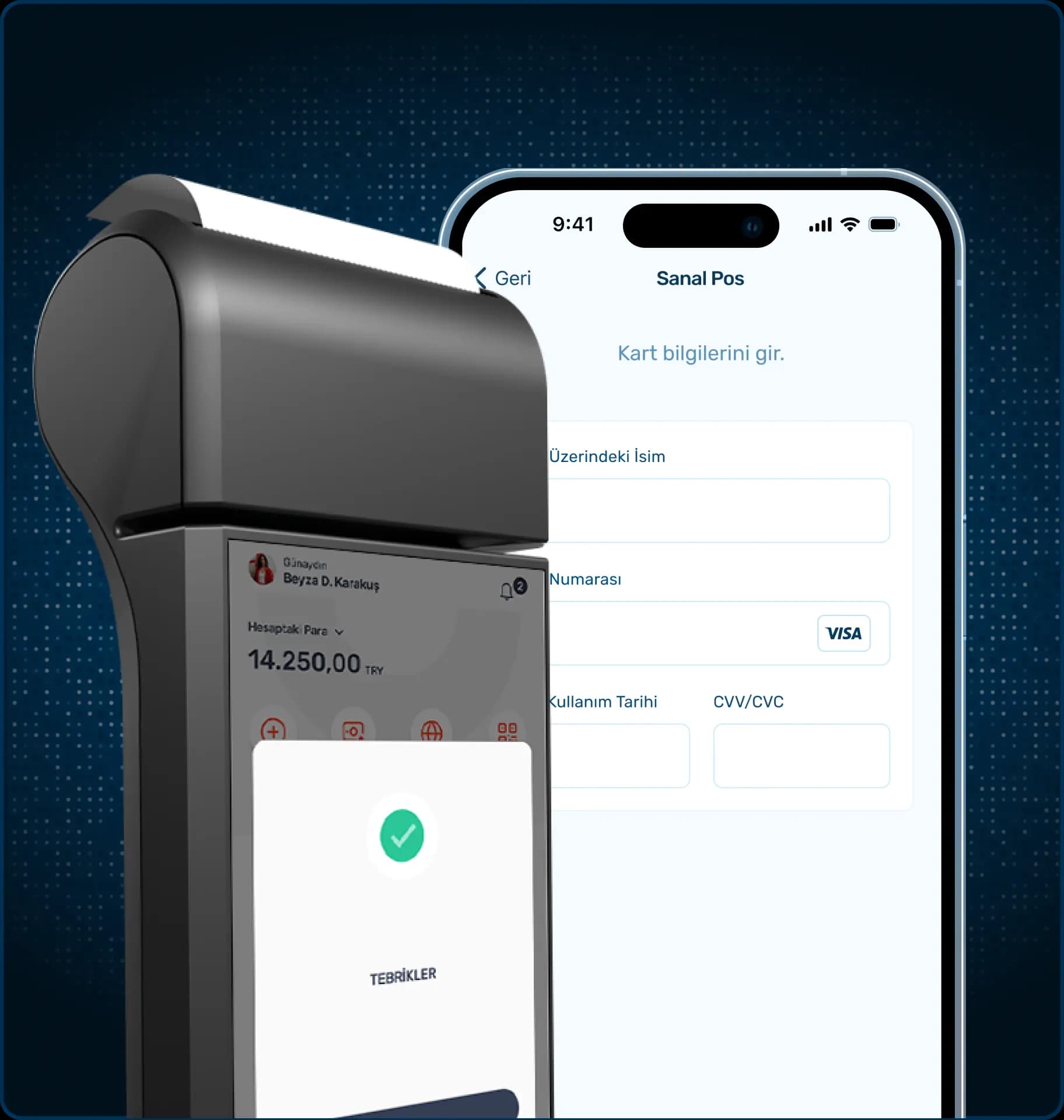 Online ve fiziki ödeme almaya hemen başlayın.