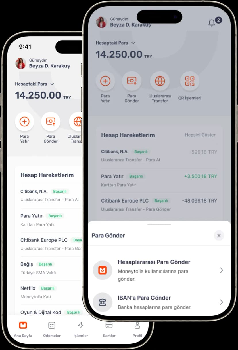 Moneytolia ile 7/24 hızlı ve kolay para gönder