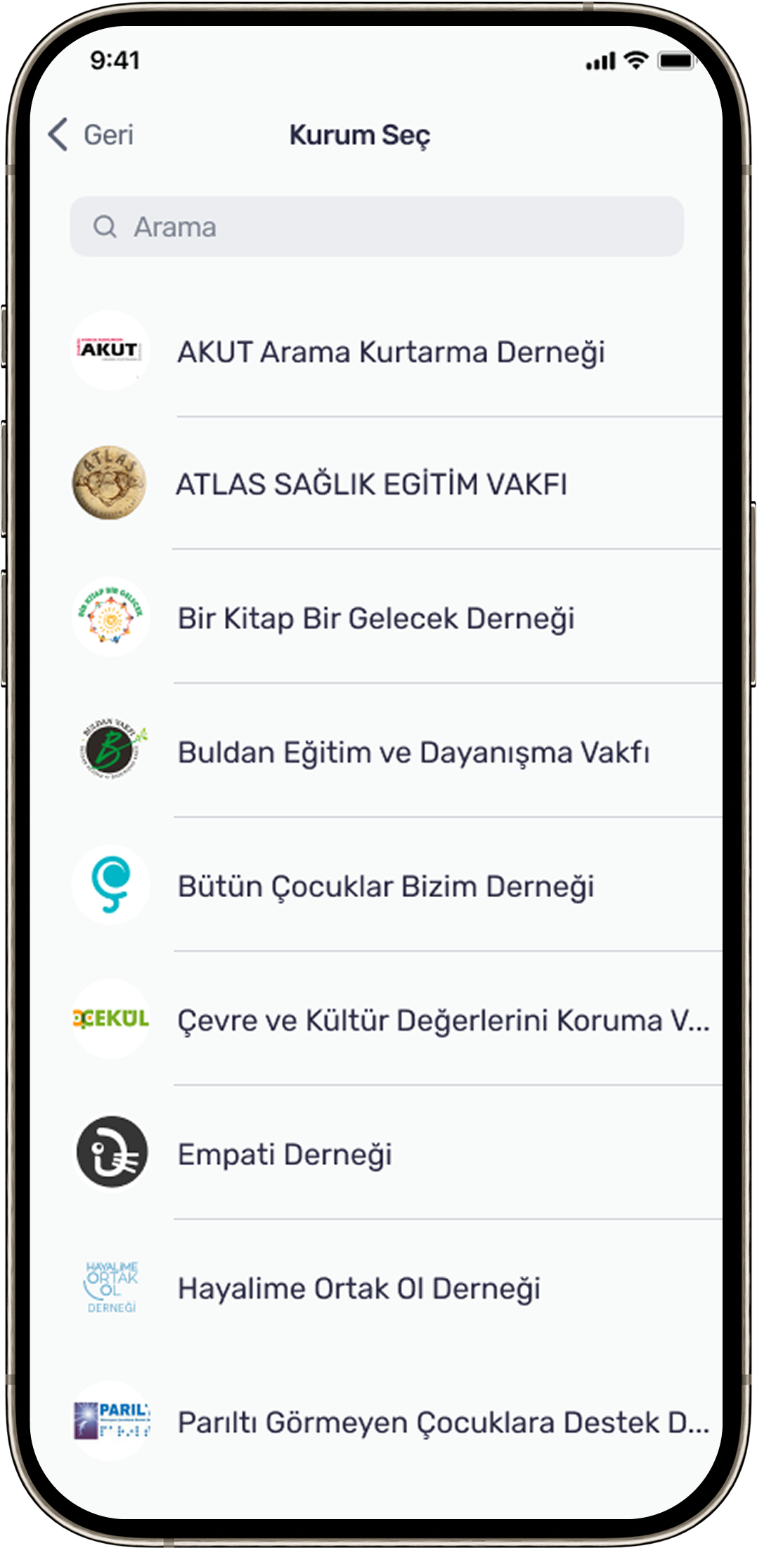 Tek bir adımda bağış yap